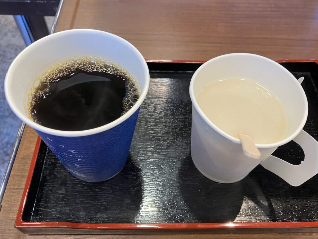 亀屋一福甘酒とコーヒー