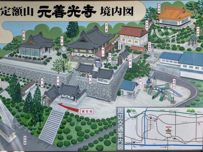 元善光寺境内図