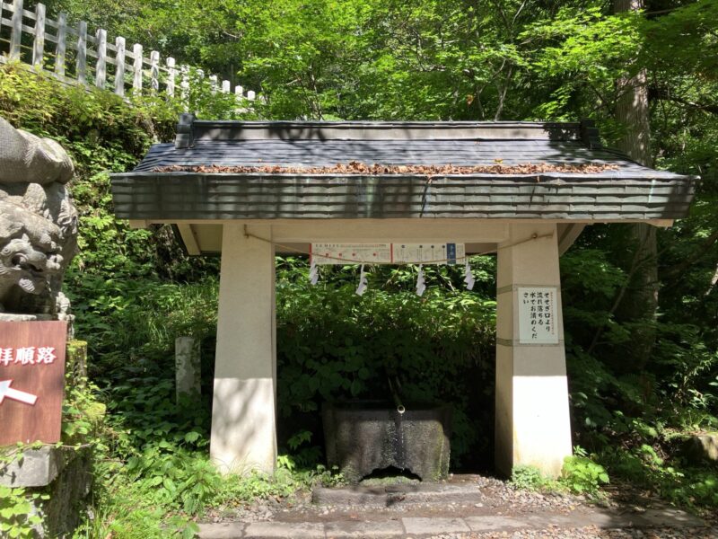 戸隠神社奥社手水舎