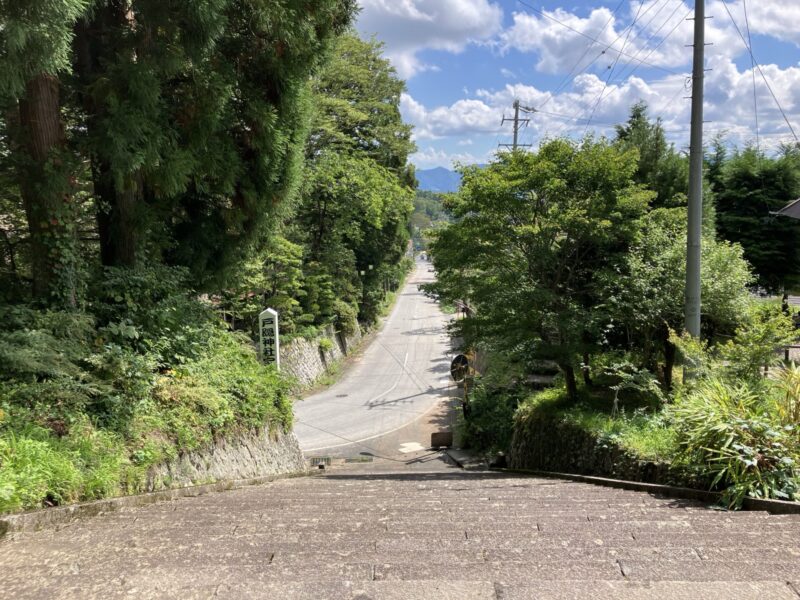 戸隠神社宝光社上からの景色