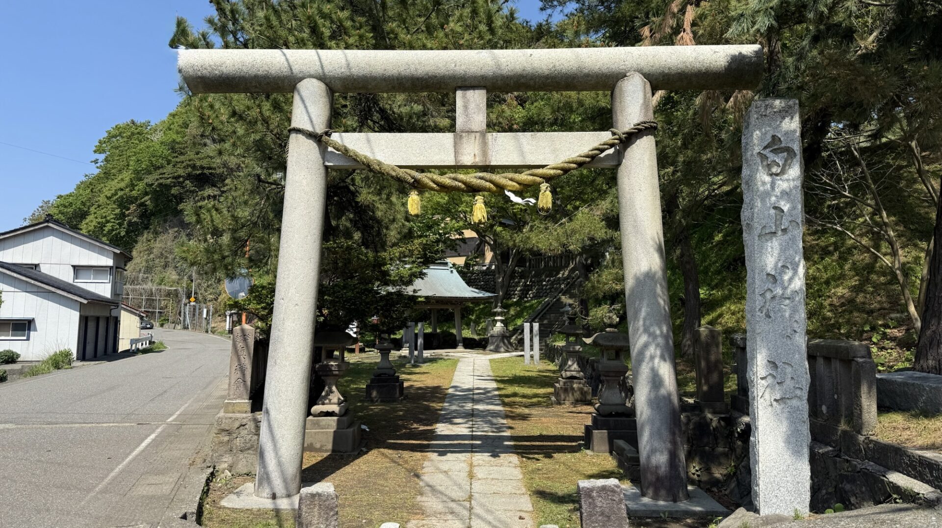 能生白山神社鳥居IC