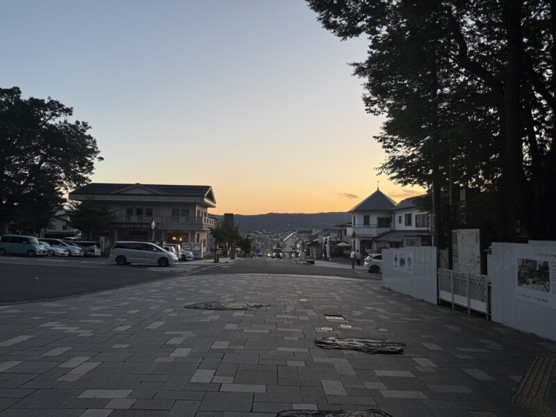 夕暮れの景色